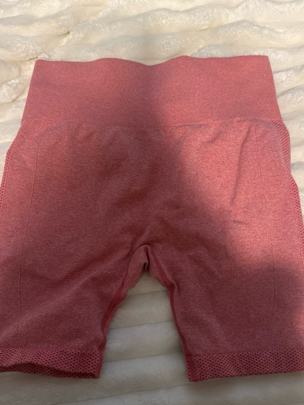 SHEIN High-Waist Seamless Bike Shorts - Rose Pink